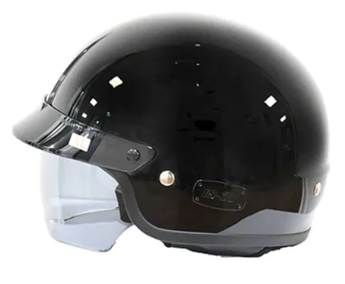 Mũ bảo hiểm nửa đầu 2026 – Đen bóng-Yamaha Motor Mũ bảo hiểm nửa đầu 2026 – Đen bóng-Yamaha Motor
