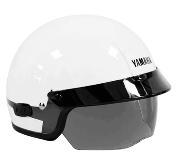 Mũ bảo hiểm nửa đầu 2026 – trắng bóng-Yamaha Motor